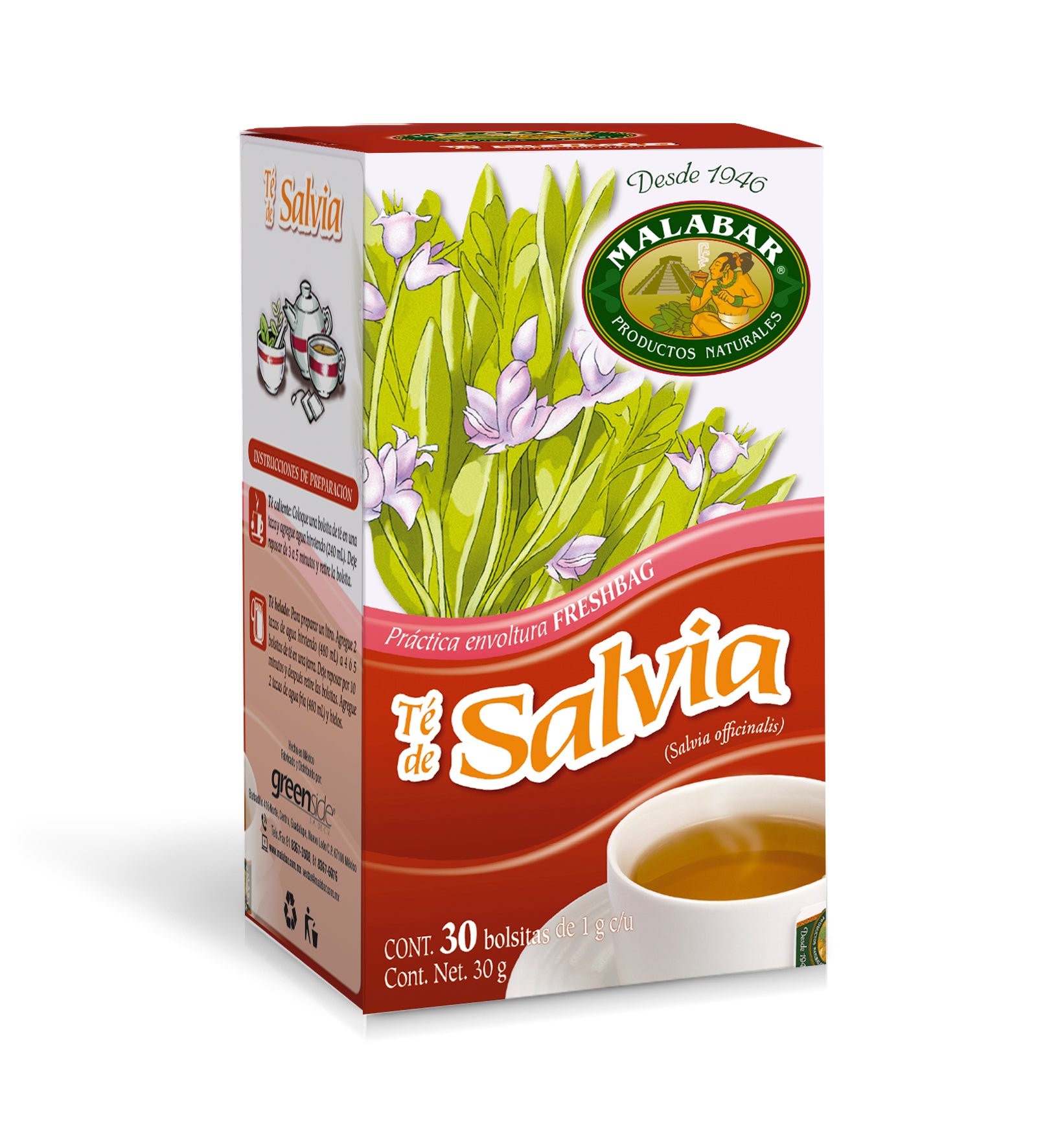 Té de Salvia 30 bolsitas